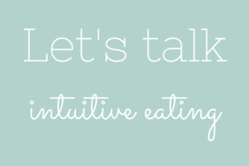 What is Intuitive Eating