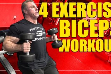 4 Exercise Biceps Workout for huge Arms